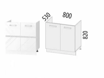 Напольный шкаф под мойку Бьянка 102.51