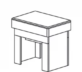 Банкетка Флоренция 676  Дуб гарвард