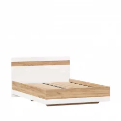 Кровать двуспальная 1400 Фиджи ЛД 659.079.000 Дуб Золотой Белый