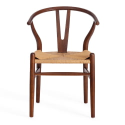 Стул ВИСХБОНЕ (мод.CБ2212) дерево вяз, 57*50.5*79.5, Темный Орех (№5) / WISHBONE (mod.CB2212)