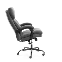 Кресло руководителя Chief metalBL велюр/ткань, серый, 29/TW-12