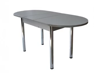 Стол обеденный Универсальный 32мм ХРОМ мет.напр. 3 кат. 1006 круги ЛДСП венге