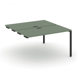 Двойной стол-приставка к опорным тумбам/шкафам CONCEPT CN.DSPR-002 Кобо Черный