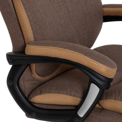 Кресло DUKE ткань, коричневый/бронзовый, фостер 4/TW-21