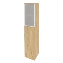 Шкаф высокий узкий правый ONIX O.SU-1.7R(R) Тиквуд Светлый