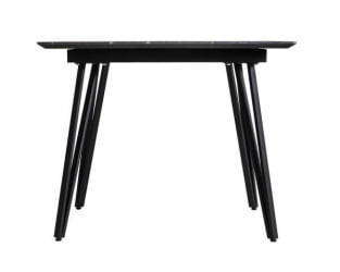 Стол Диего 960*960 мрамор графит со скосом