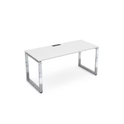 Стол рабочий, прямолинейный GLOSS LINE НСР-О.008 Белый Премиум