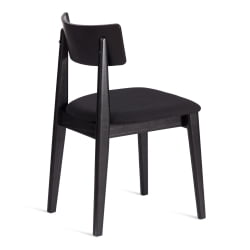 Стул ТХОР дерево вяз/ткань лен, черный/черный лен, 50х48х81,5 см / THOR