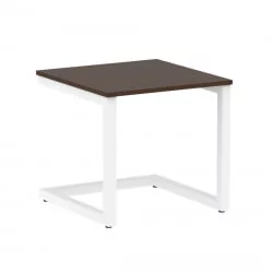 Журнальный стол HOME OFFICE VR.SP-2-58.G Венге Цаво/Белый металл