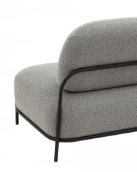 Диван Стоун ткань букле серый