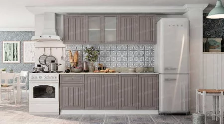 Кухонный гарнитур Белый/Трюфель