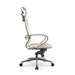 Кресло руководителя Metta L 2c 44C/K116 Infinity Easy Clean (MPES) Комплект 2 Молочное