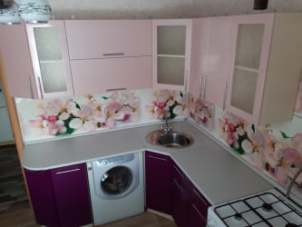 Глянцевый фартук (КОМПОЗИТ) KM 242