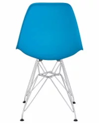 Стул обеденный DOBRIN DSR ножки хром Голубой BE-02
