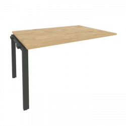 Проходной наборный элемент переговорного стола ОНИКС О.МП-НПРГ-3 Тиквуд Светлый/Антрацит / ONIX O.MP-NPRG-3