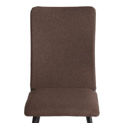 Стул обеденный La Rousse NEW, ткань рогожка, коричневый/черный, 3М7-147, 45x55x93 см