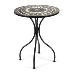 Стол Secret de Maison ROMEO (mod. PL08-7451RV) металл, 60*72см, черный /плитка 