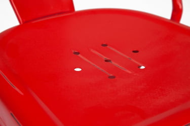 Стул LOFT CHAIR (mod. 012) металл, 45*35*85см, красный/red vintage