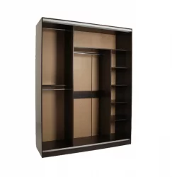 Шкаф-купе Бассо 1-600 бабочки Венге