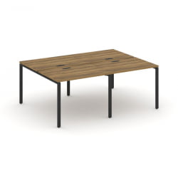 Рабочая станция двухсторонняя на 4 места CONCEPT CN.DRS-005 Сандал Янтарный Черный