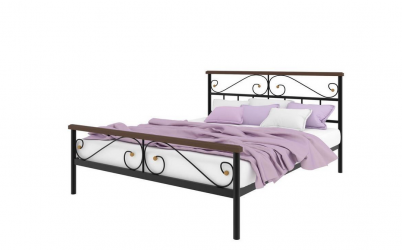 Кровать Эсмеральда plus 1200х1900 Черная