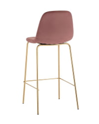 Комплект из двух стульев Валенсия SN велюр пыльно-розовый золотые ножки (2 шт)