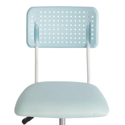 Кресло на колёсиках Funny ткань, голубой