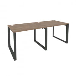 Рабочая станция на О-образном м/к ОНИКС О.МО-РС-2.1.8 Дуб Аризона/Антрацит / ONIX O.MO-RS-2.1.8