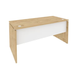 Стол письменный ОНИКС О.СП-4.7 Тиквуд Светлый/Белый / ONIX O.SP-4.7