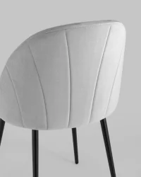 Стул для кухни Логан NEW велюр Светло-серый