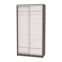 Шкаф-купе белый Б-220х120х60-3(ЯАТ-ЯАС-Д7Д7) / B-220х120х60-3(ЯАТ-ЯАС-D7D7)