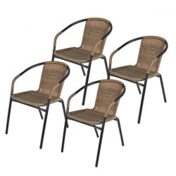 Стул для балкона Асоль LRC-02 Light Brown