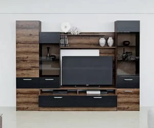 Секция с тумбой и полкой Инфинити Дуб монастырский