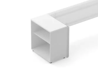 Тумба открытая Deka 9.01.07 Белый