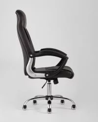 Кресло руководителя ТопЧаирс Товер Коричневое / TopChairs Tower