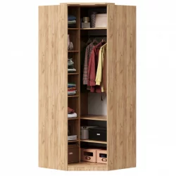 Шкаф угловой Фиджи ЛД 659.244.000 Дуб Золотой Антрацит