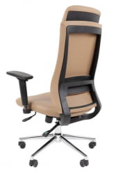 Офисное кресло CХАИРМАН 500 ЛЮКС (ЛУКС) ЭКО экокожа Бежевый / CHAIRMAN (LUX)