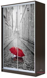 Шкаф-купе Хит-23-17-77 Париж Аруба Венге