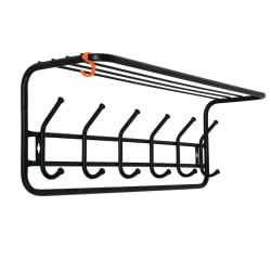 Вешалка ВСП7 6 крючков, металл, черная, ВСП 7 Ч