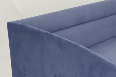 Односпальная кровать с подъемным механизмом Альба (Софа) КМ.S-16 топаз (велюр)