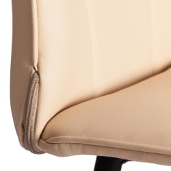 Барный стул Bari/Бари экокожа , бежевый, 42х55х99 см
