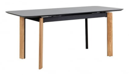 Стол раскладной Combi Glass 140-180 Automatic Natur/Dark matte glass