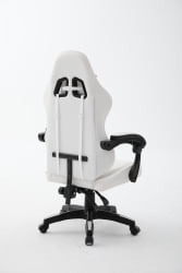 Кресло спортивное TopChairs Phantom бело-черный