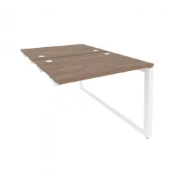 Стол-приставка двойной на О-образном м/к к опорым элем. ONIX O.MO-D.SPR-1.7 Дуб Аризона/Белый