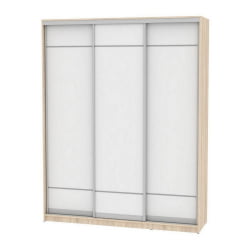 Шкаф-купе B-220х180х60-1(ДСС-Белый-D7D7D7)