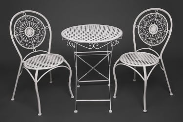 Маленький обеденный стол Secret De Maison Patio butter white