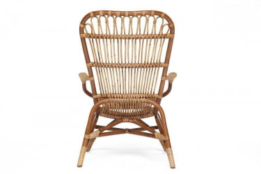 Кресло Secret De Maison Andersen (mod. 01 5085/1-1) натуральный ротанг, 67х98х81см, светлый мед/матовый