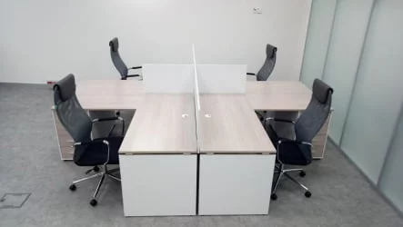 Стол прямой Deka ЛДСП каркас 75.07.16 Дуб Сантана светлый/Белый