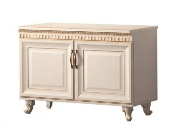 Тумба многоцелевого назначения Марлен 497 Кремовый белый Патина