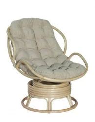 Кресло Папасан Челси вращающийся 23/03Б натуральный / 23/03B